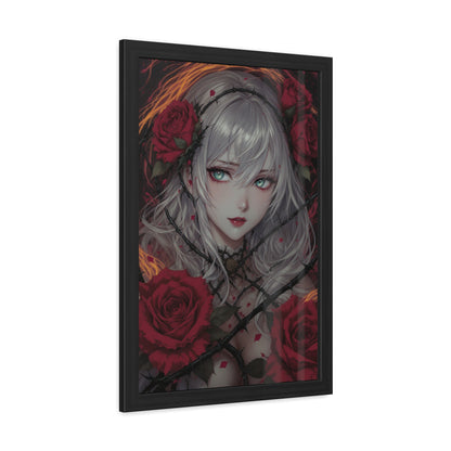Turquoise - Ephemeral Love Framed Poster - Fated Art Print