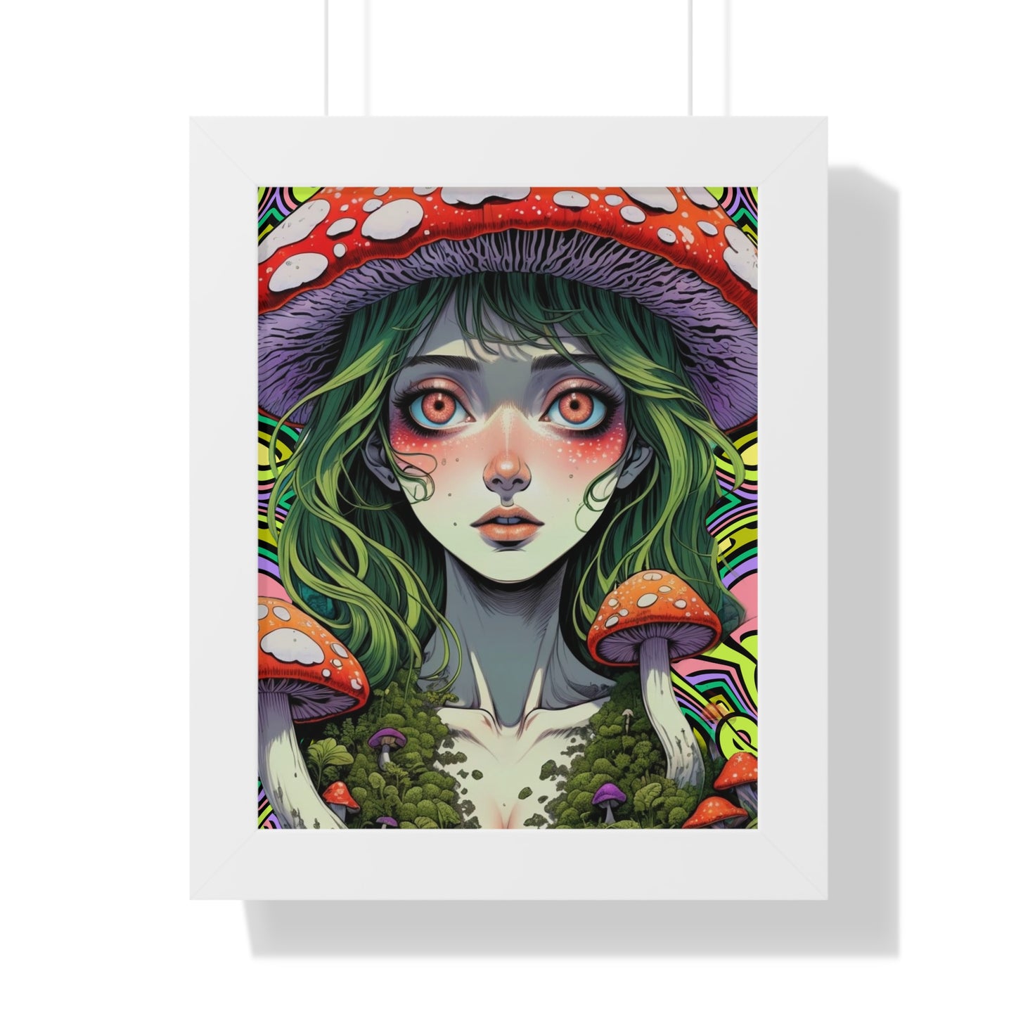 One With Nature - Framed Vertical Poster