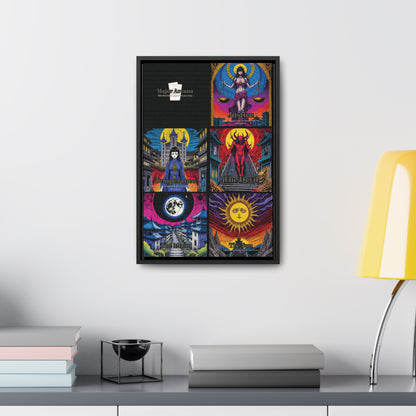 Major Arcana 3 of 4 - Framed Wall Art