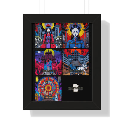 Major Arcana 2 of 4 Framed Vertical Poster