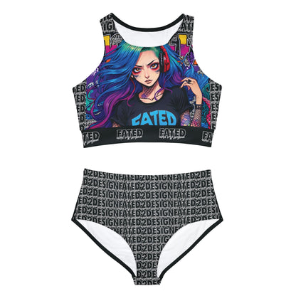 Metal Mermaids V2 - Sporty Bikini Set