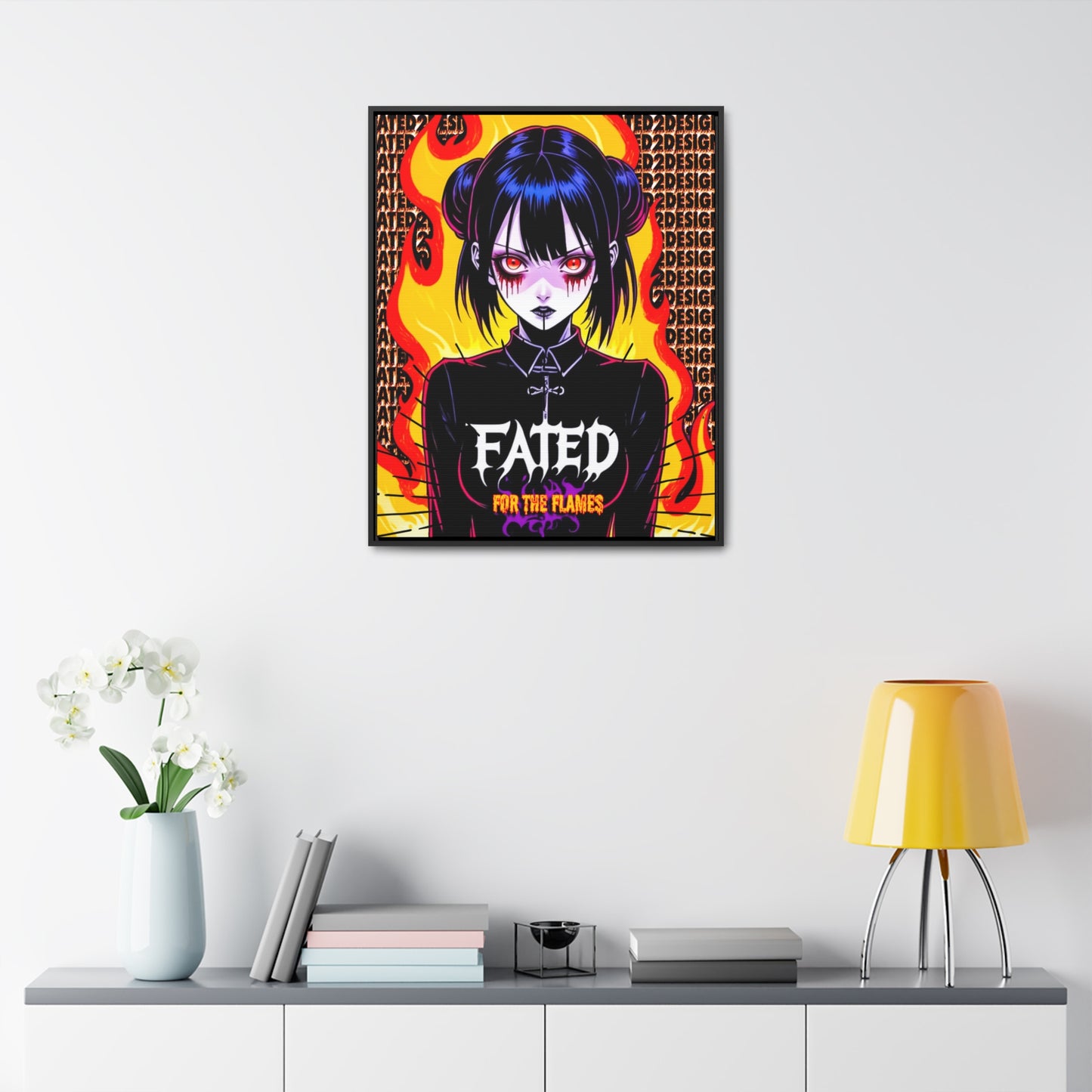 Fated For The Flames Framed Wall Art