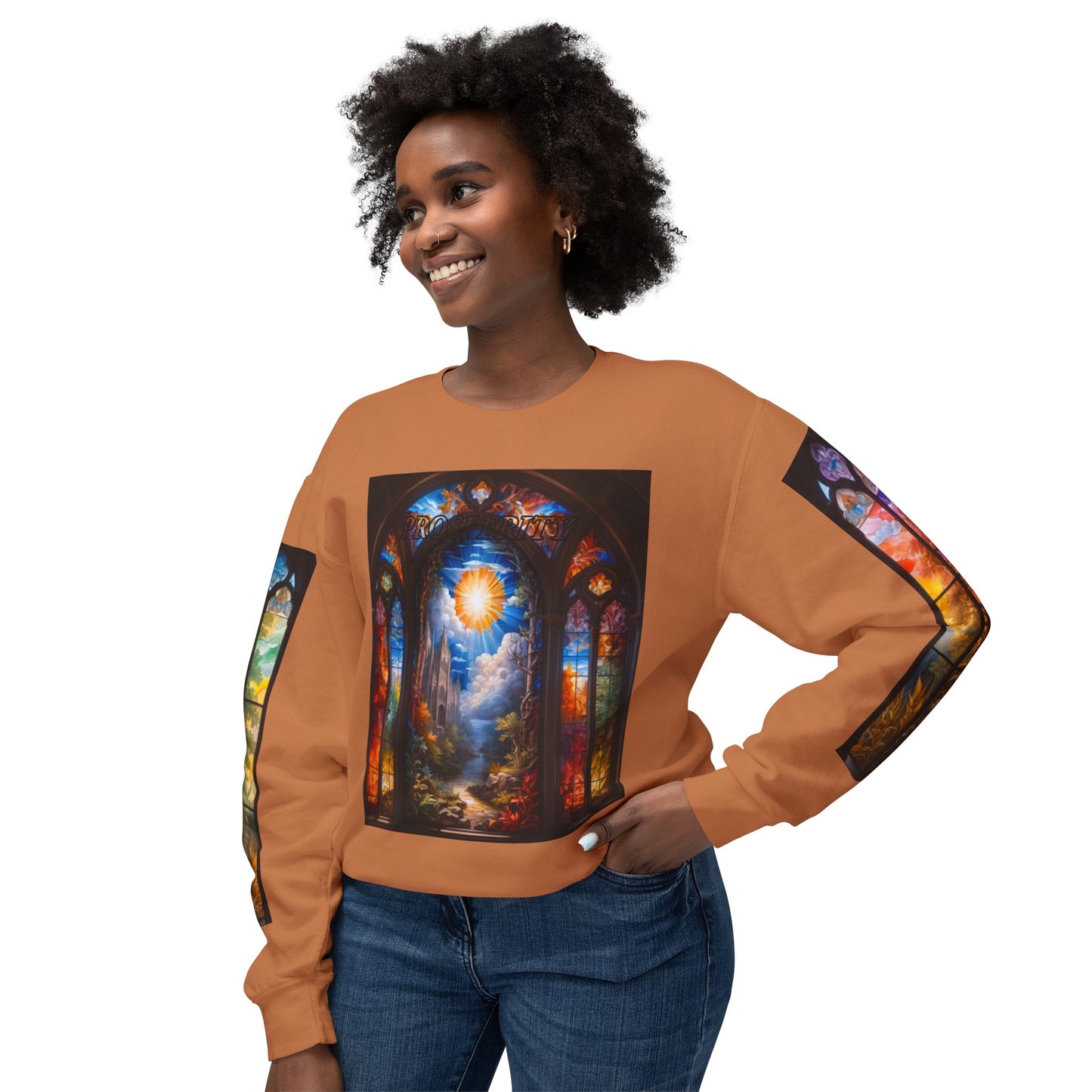 Prosperity - Divine Tragedy - Unisex Lightweight Crewneck Sweatshirt