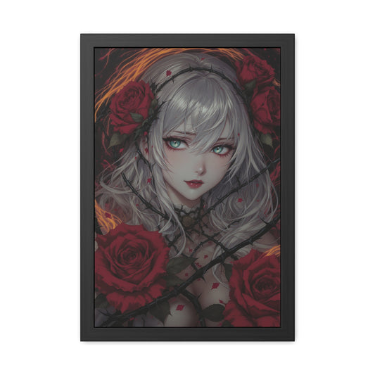 Turquoise - Ephemeral Love Framed Poster - Fated Art Print