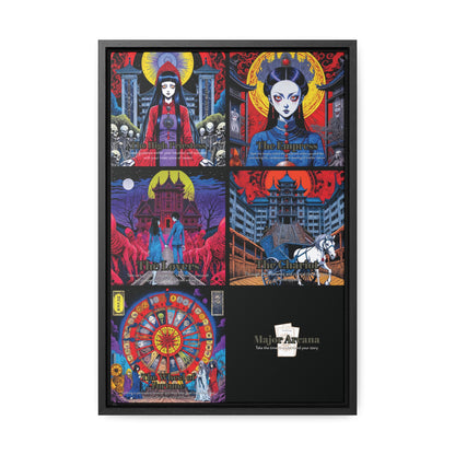 Major Arcana 2 of 4 - Framed Wall Art