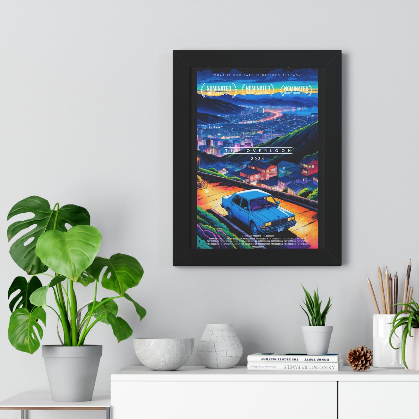 The Overlook What If Framed Vertical Poster
