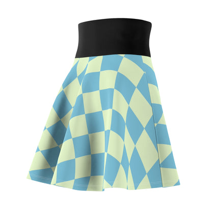 Light Blue Daydream Alice Women's Skater Skirt