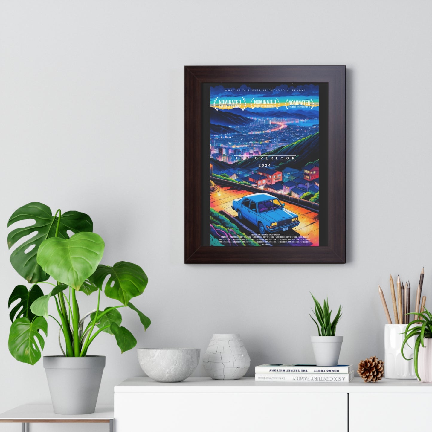 The Overlook What If Framed Vertical Poster