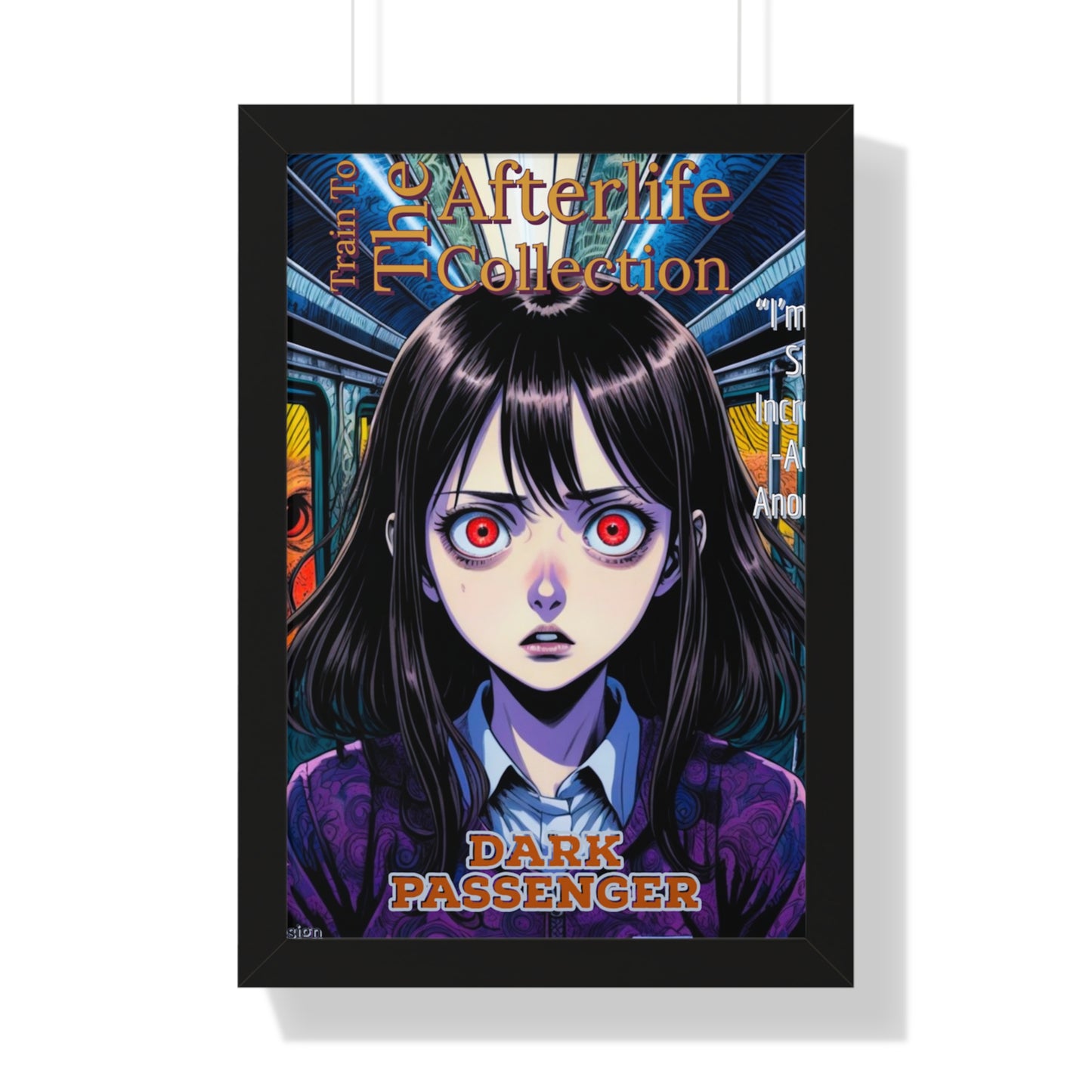 Train To The Afterlife B4 Framed Vertical Poster