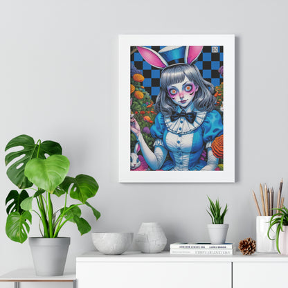 Alice Daydream V2 - Framed Vertical Poster