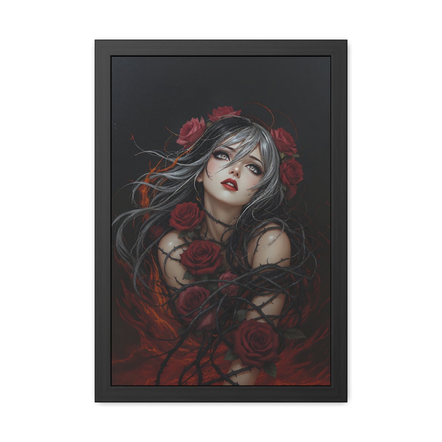 Roses - Ephemeral Love Framed Poster - Fated Art Print