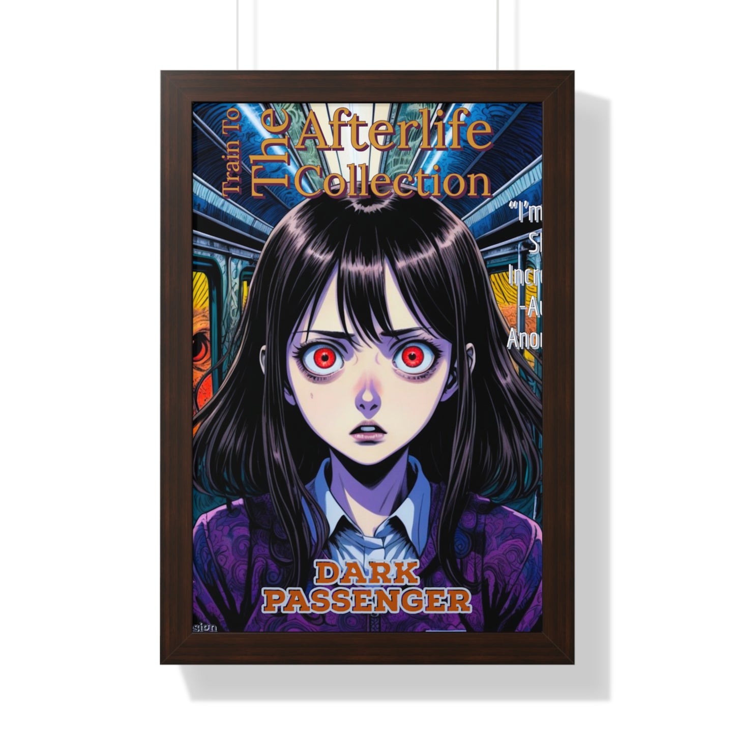 Train To The Afterlife B4 Framed Vertical Poster