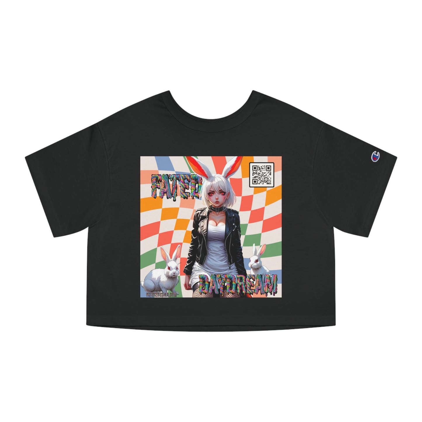 Checkered Daydream Champion Cropped T-Shirt