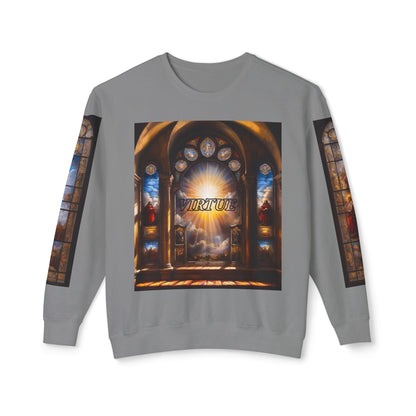 Virtue - Divine Tragedy - Unisex Lightweight Crewneck Sweatshirt