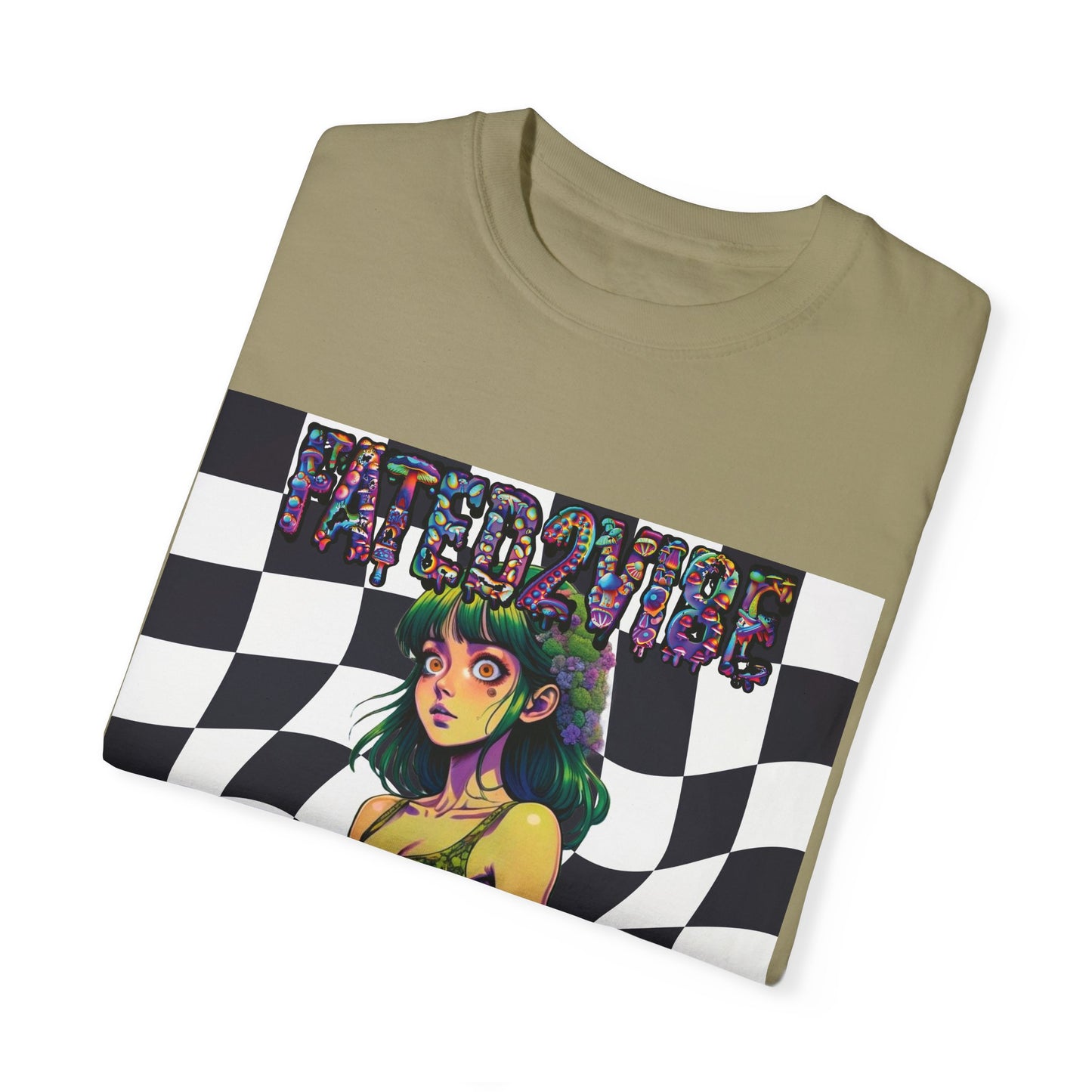 Fated2VIBE Checkered Print V2 - Unisex T-shirt