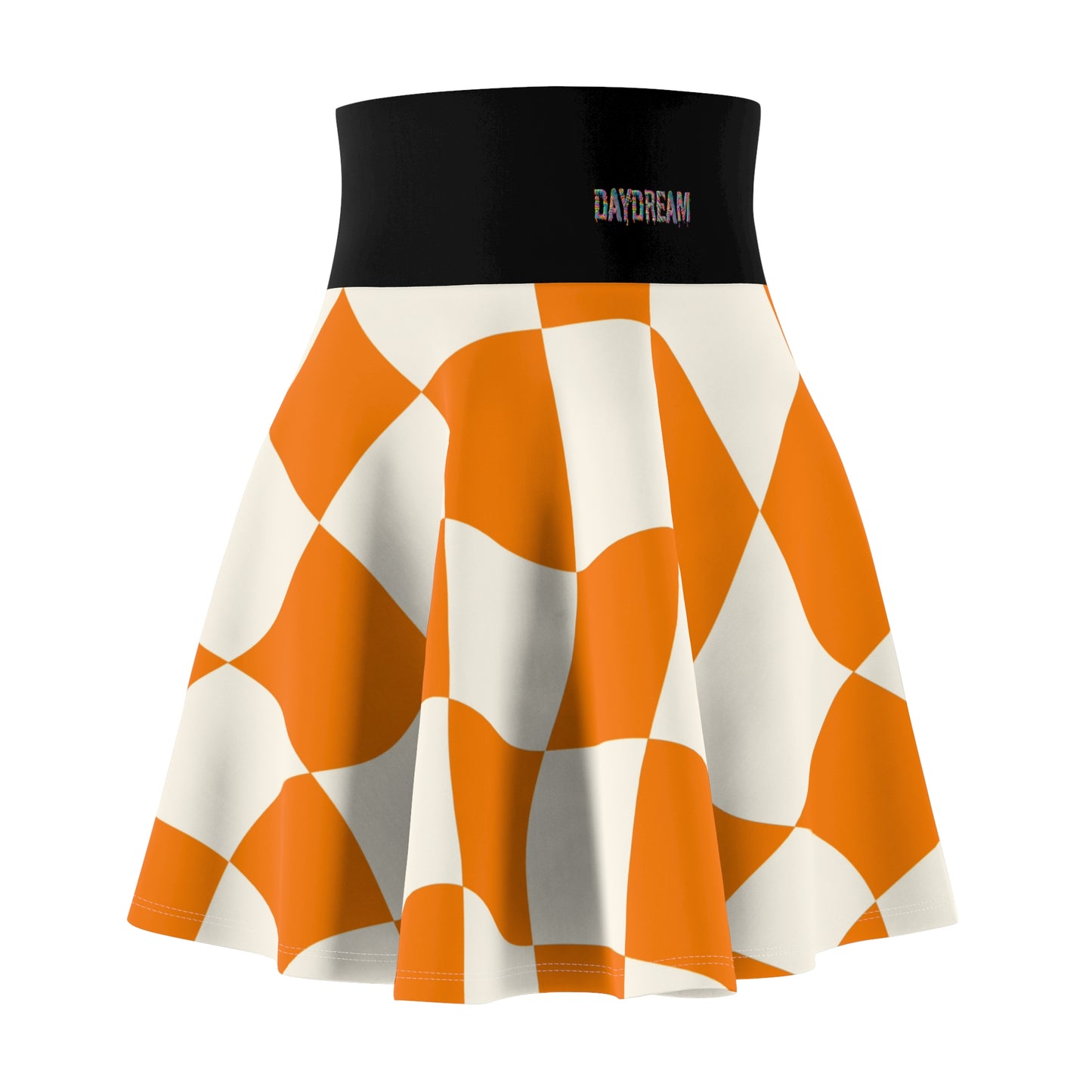 Orange Daydream Alice Women's Skater Skirt