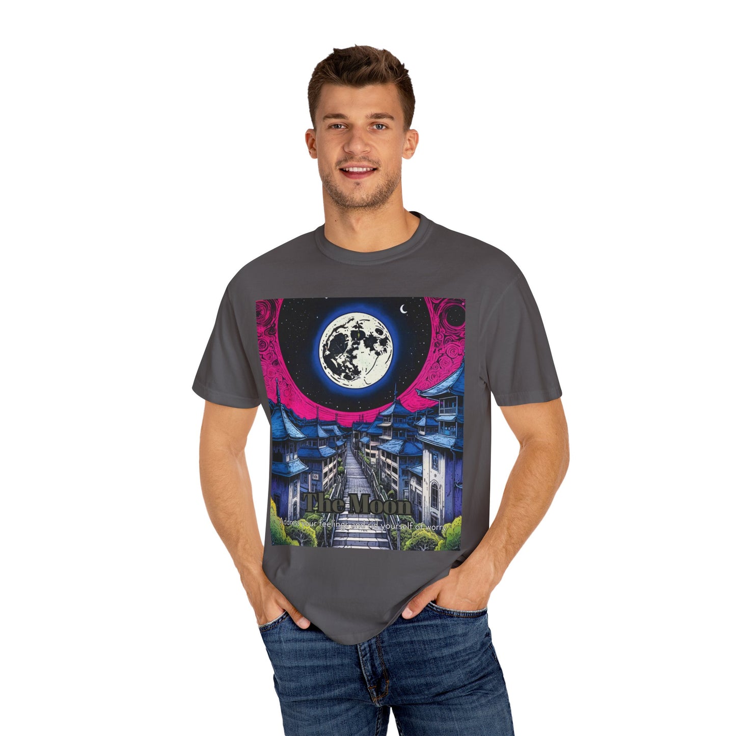 The Moon Major Arcana - Poster - Unisex T-shirt