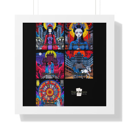 Major Arcana 2 of 4 Framed Vertical Poster