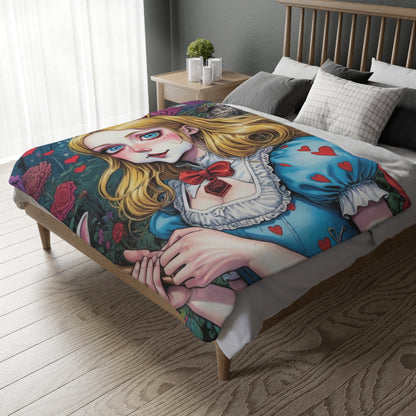 Far Out Alice - Daydream - Double Sided Print Artwork Microfiber Blanket