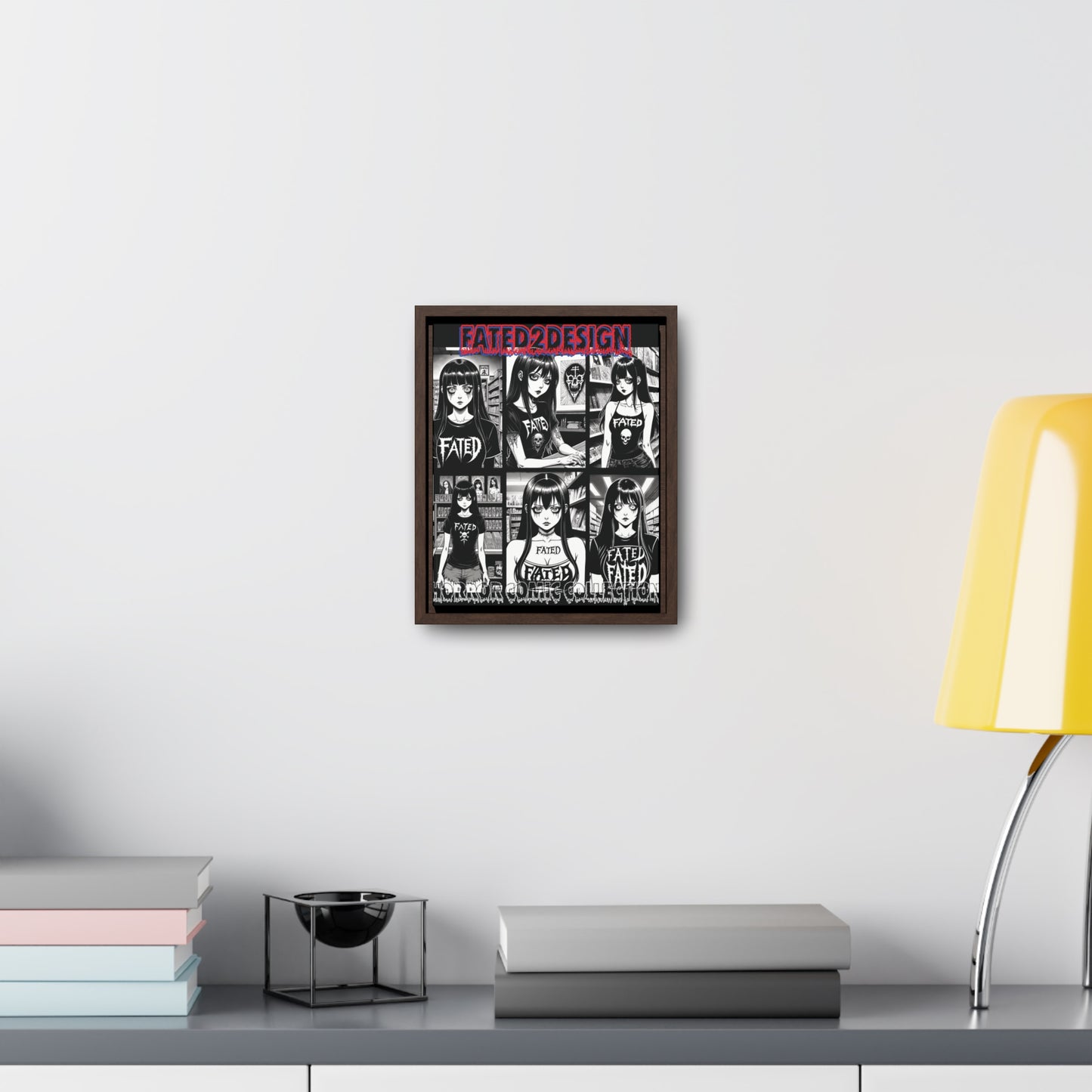 Horror Comic Collection Framed Wall Art