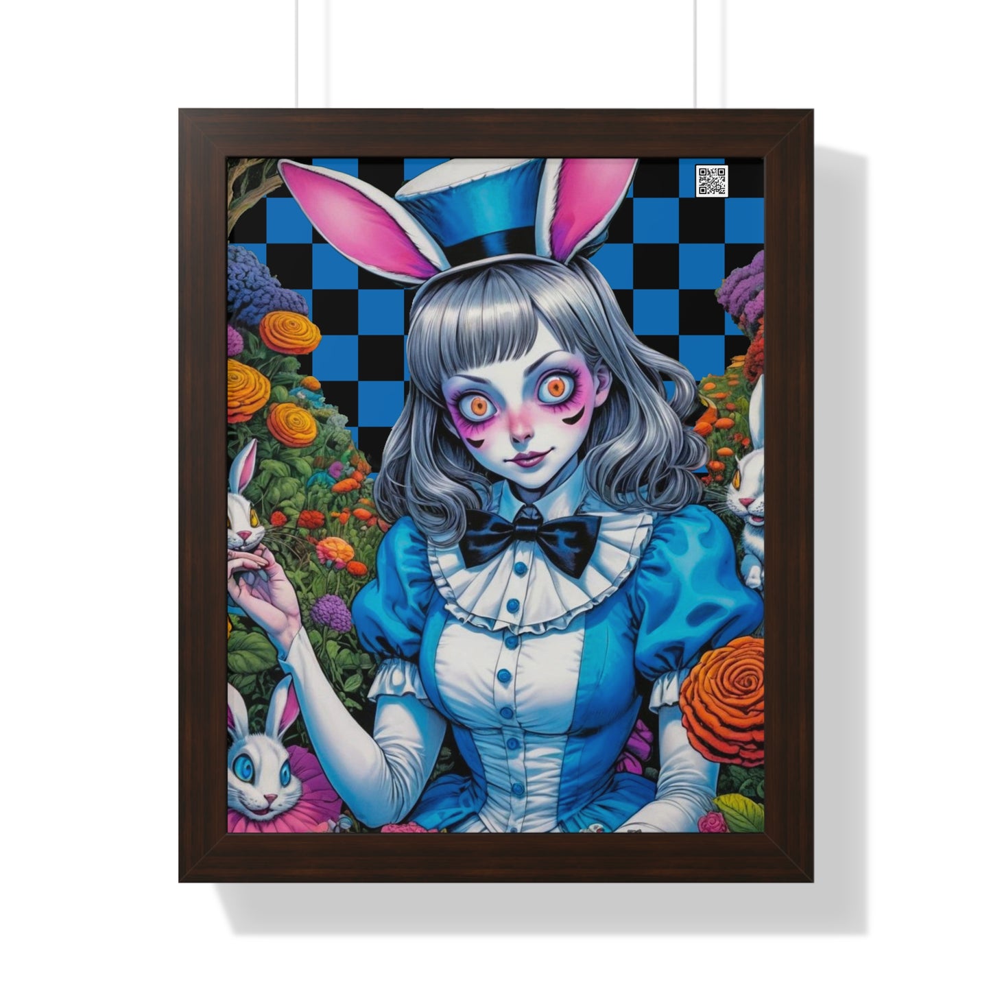 Alice Daydream V2 - Framed Vertical Poster