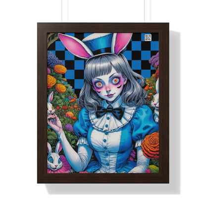 Alice Daydream V2 - Framed Vertical Poster