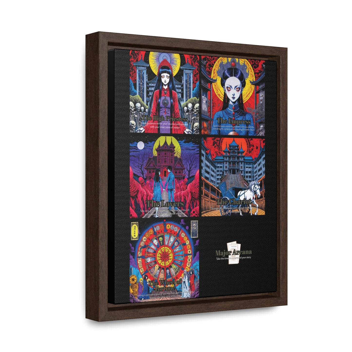 Major Arcana 2 of 4 - Framed Wall Art