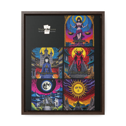 Major Arcana 3 of 4 - Framed Wall Art