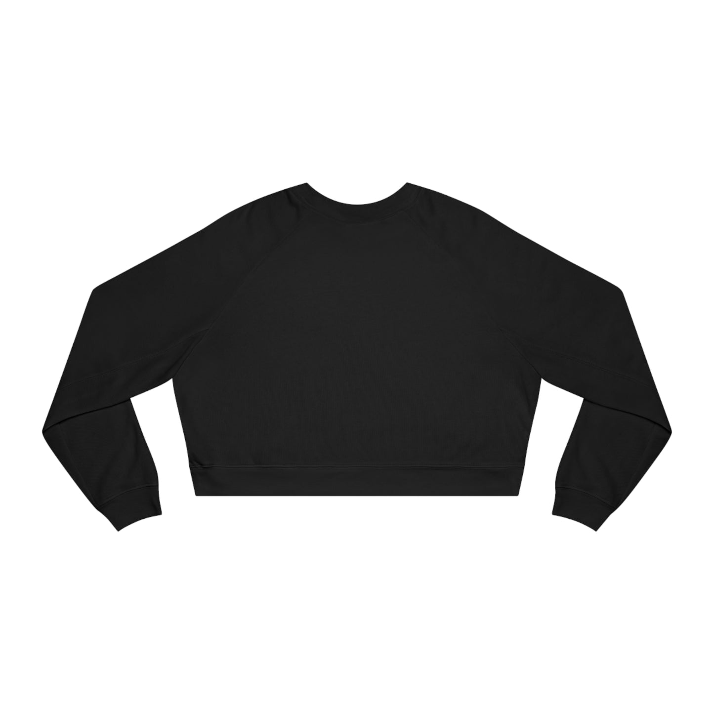 Black and White Checkered Daydream Cropped Fleece Pullover