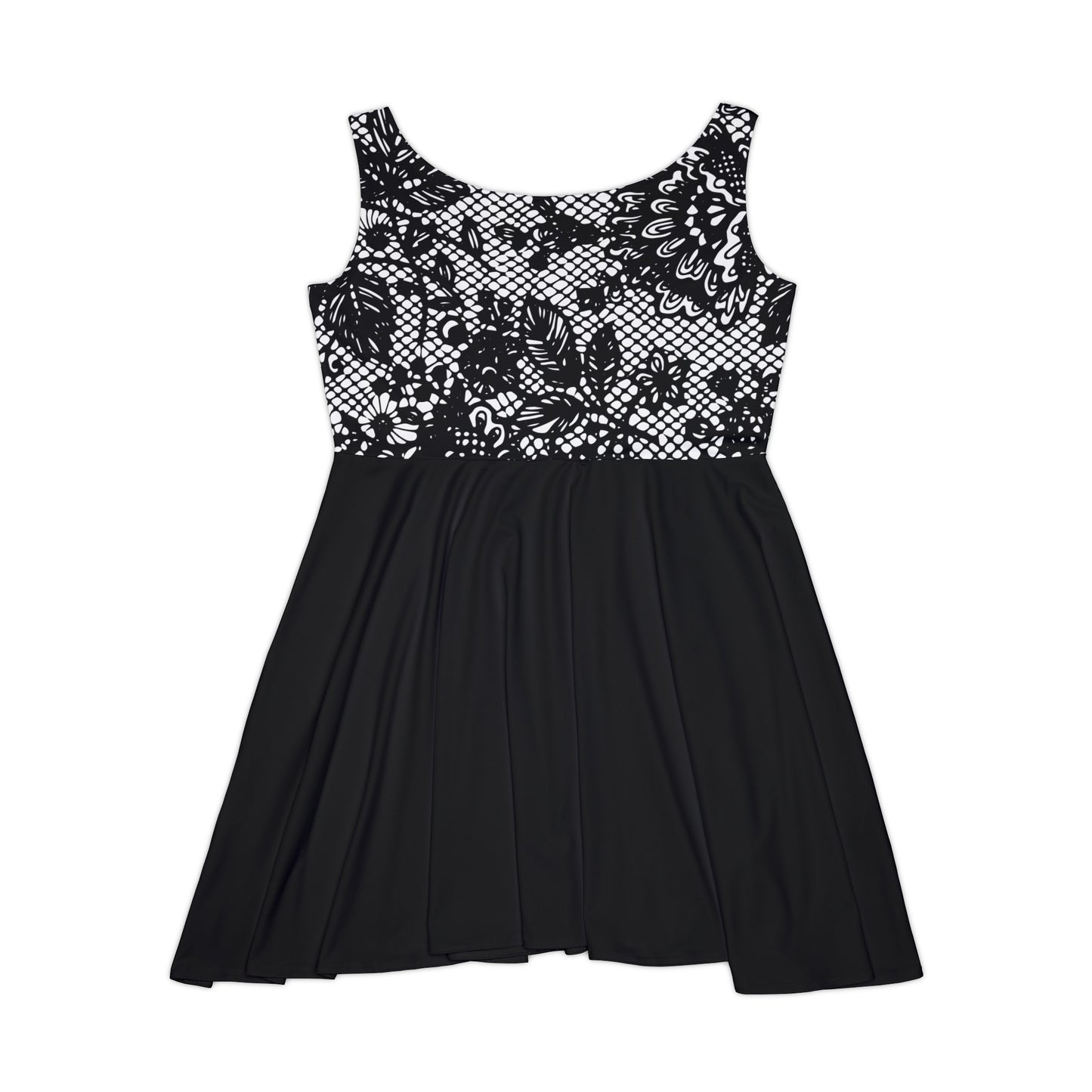 Split Flower Lace Fated MC Women's Skater Dress