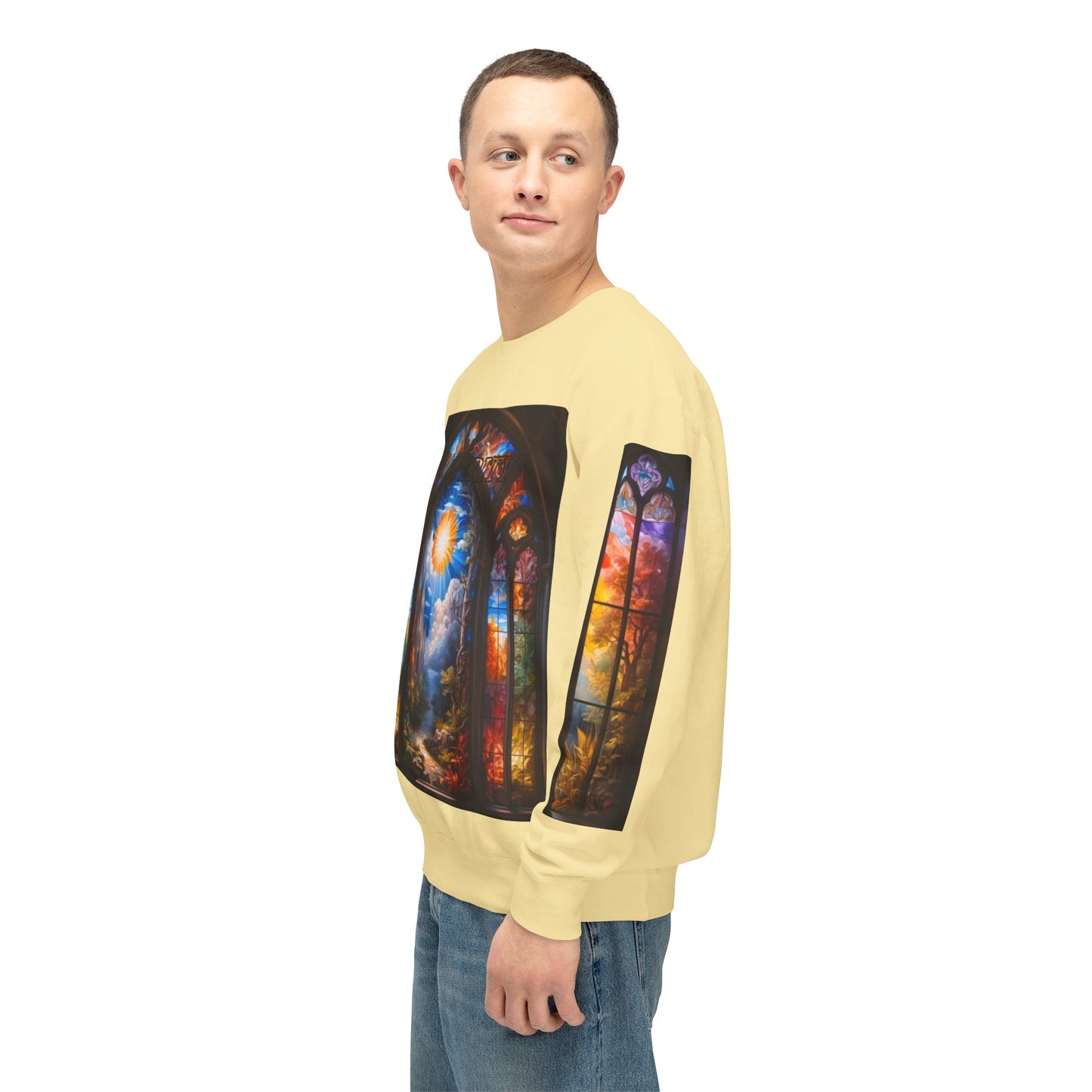 Prosperity - Divine Tragedy - Unisex Lightweight Crewneck Sweatshirt