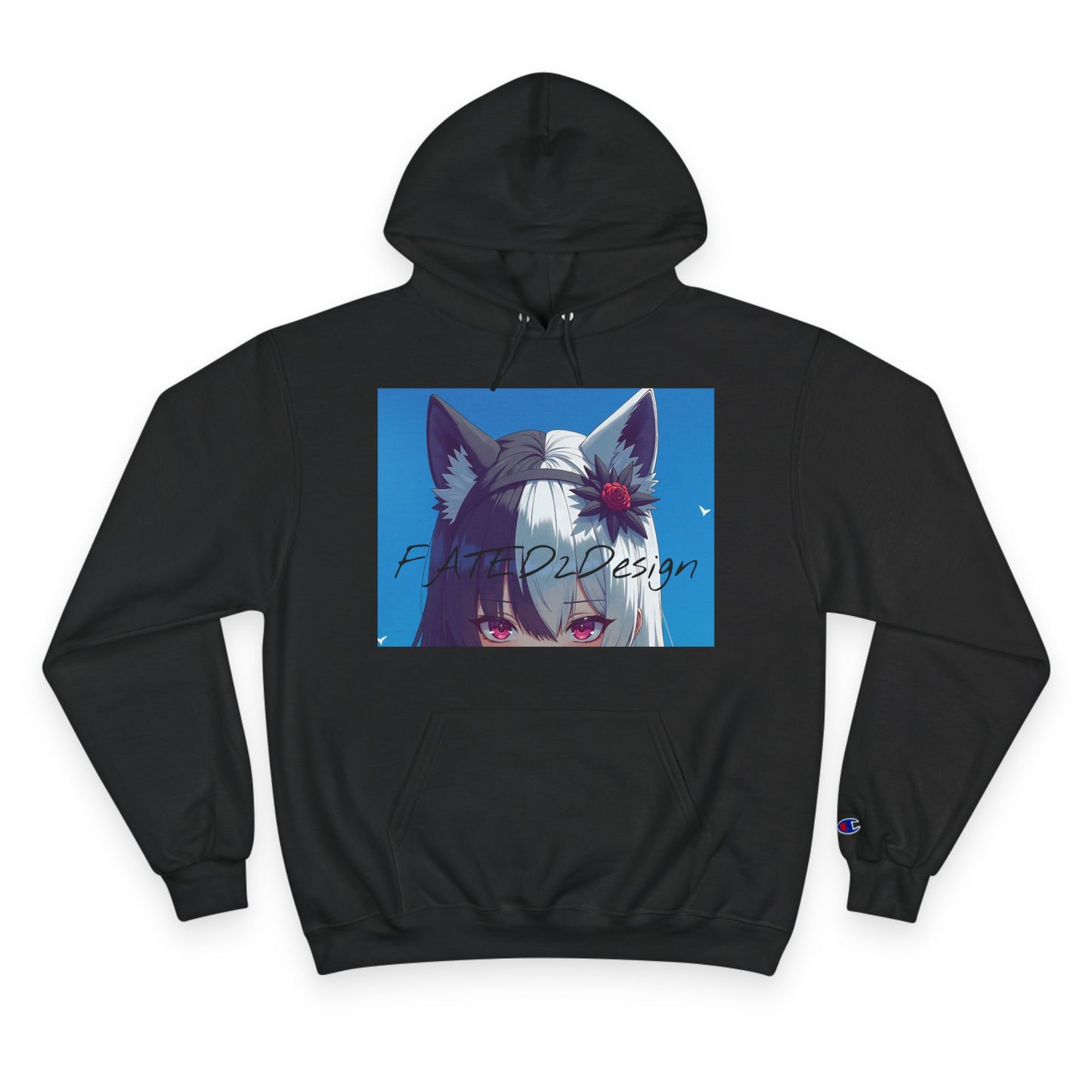 Wolf Girl Champion Hoodie