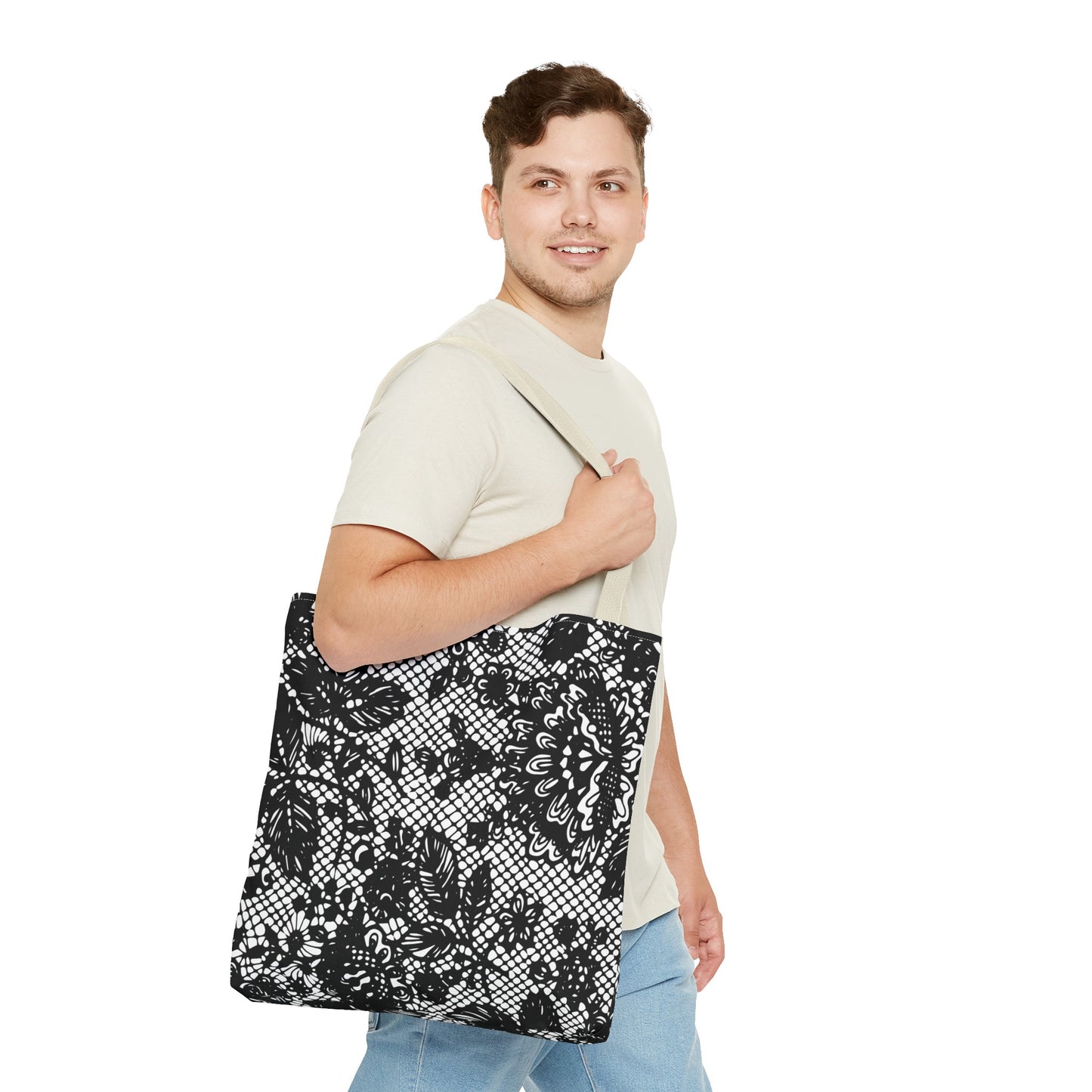 Just Flower Lace Tote Bag