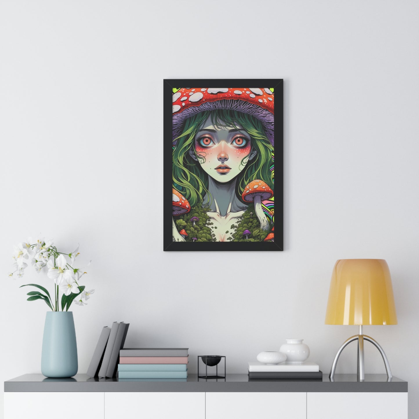 One With Nature - Framed Vertical Poster