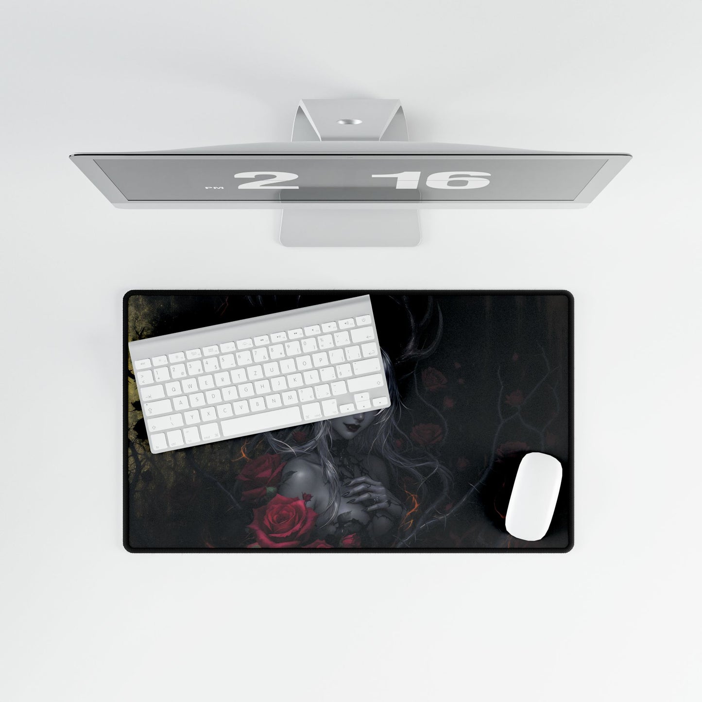 Silver - Ephemeral Love - Desk Mat