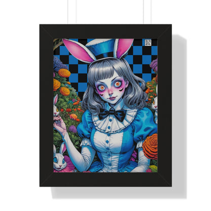 Alice Daydream V2 - Framed Vertical Poster