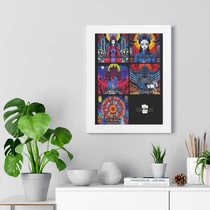 Major Arcana 2 of 4 Framed Vertical Poster