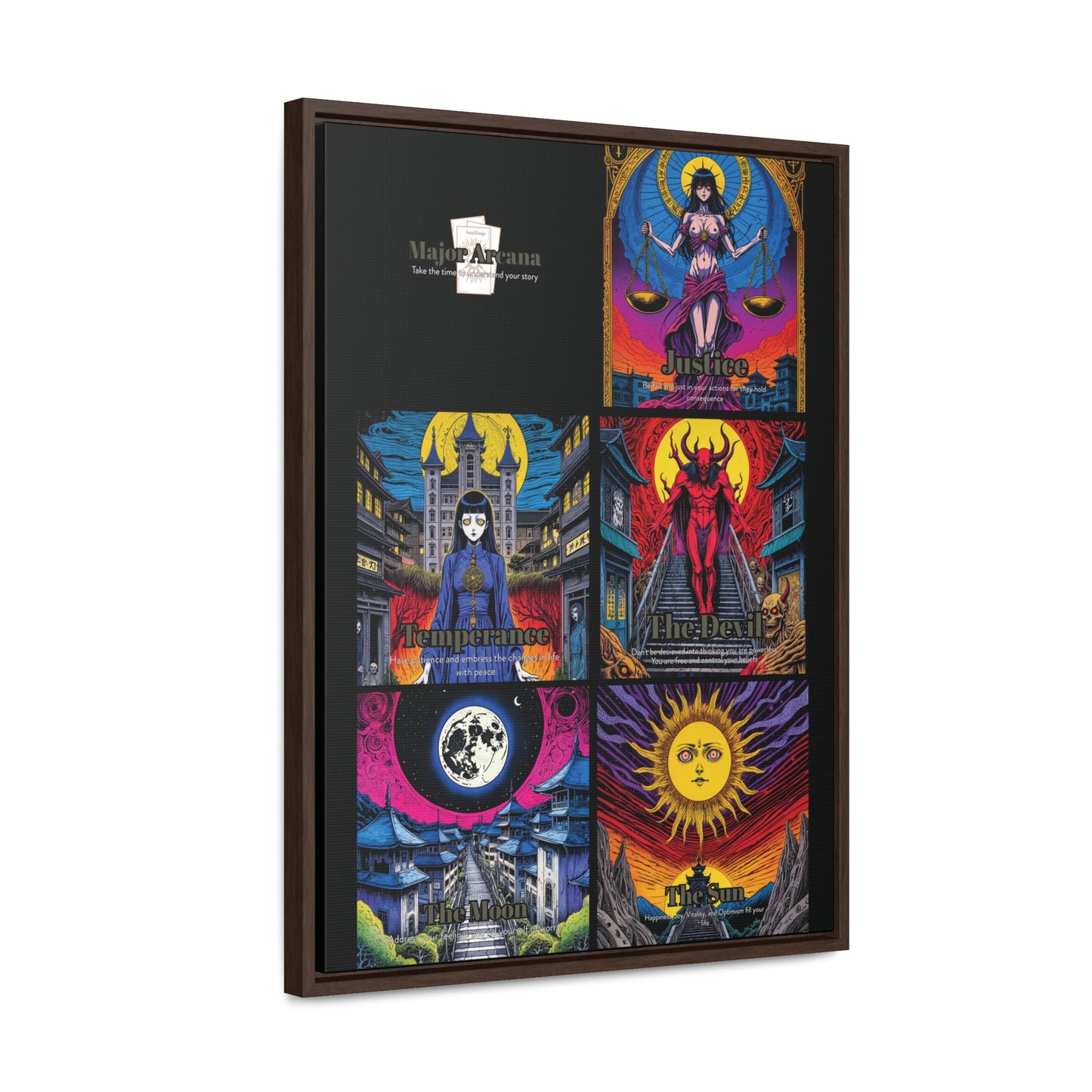 Major Arcana 3 of 4 - Framed Wall Art