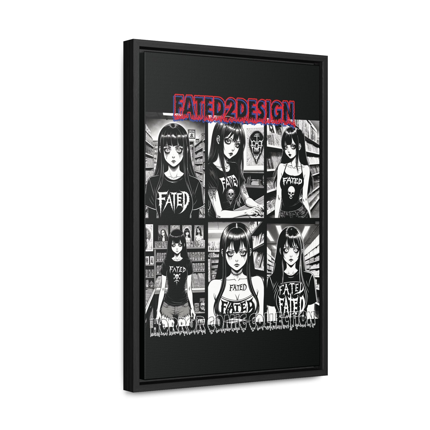 Horror Comic Collection Framed Wall Art