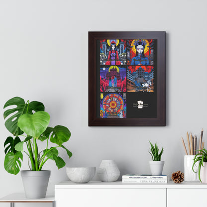 Major Arcana 2 of 4 Framed Vertical Poster