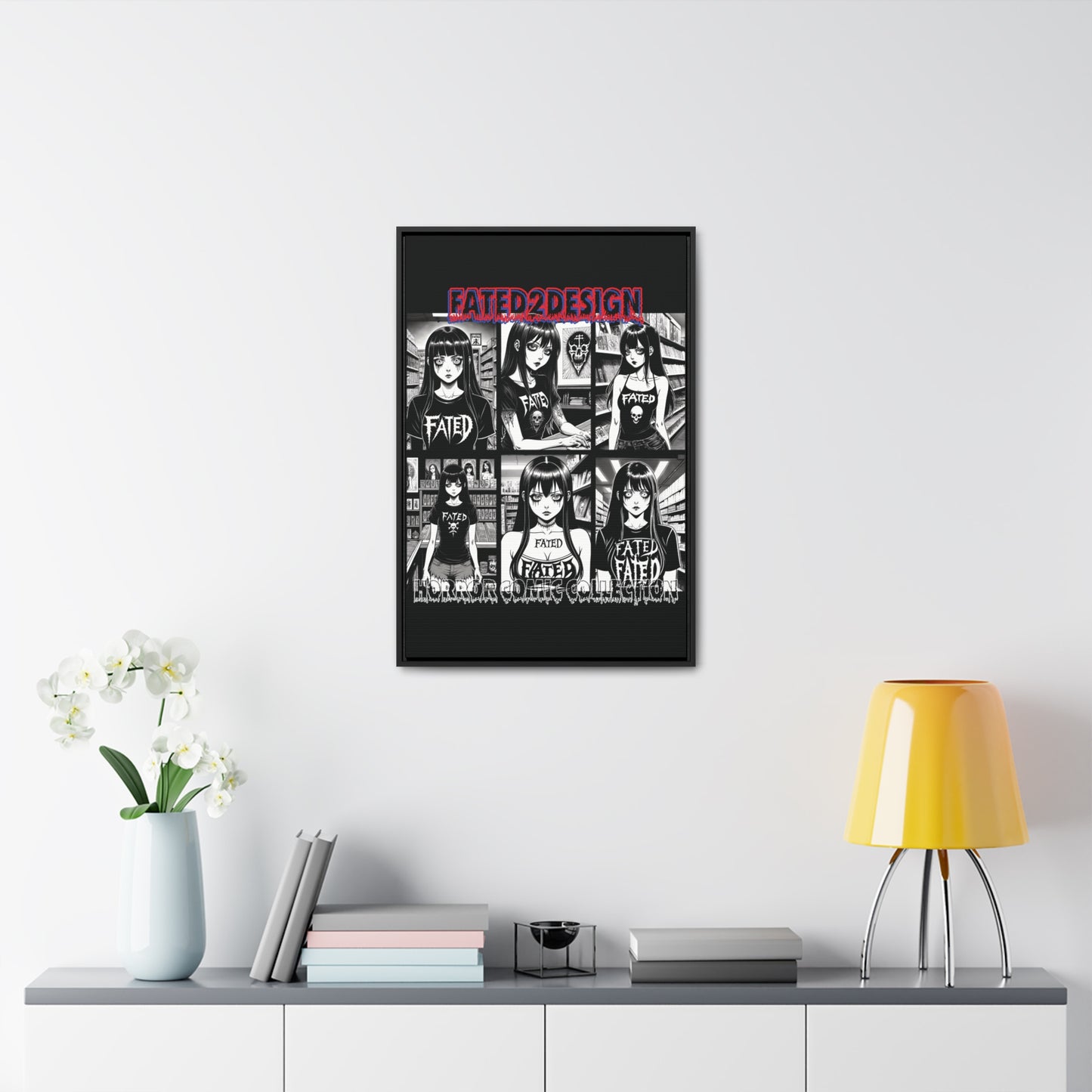 Horror Comic Collection Framed Wall Art