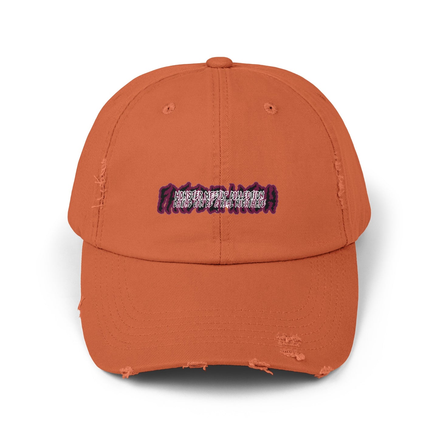 Monster Meetup Hat - Unisex Distressed Cap