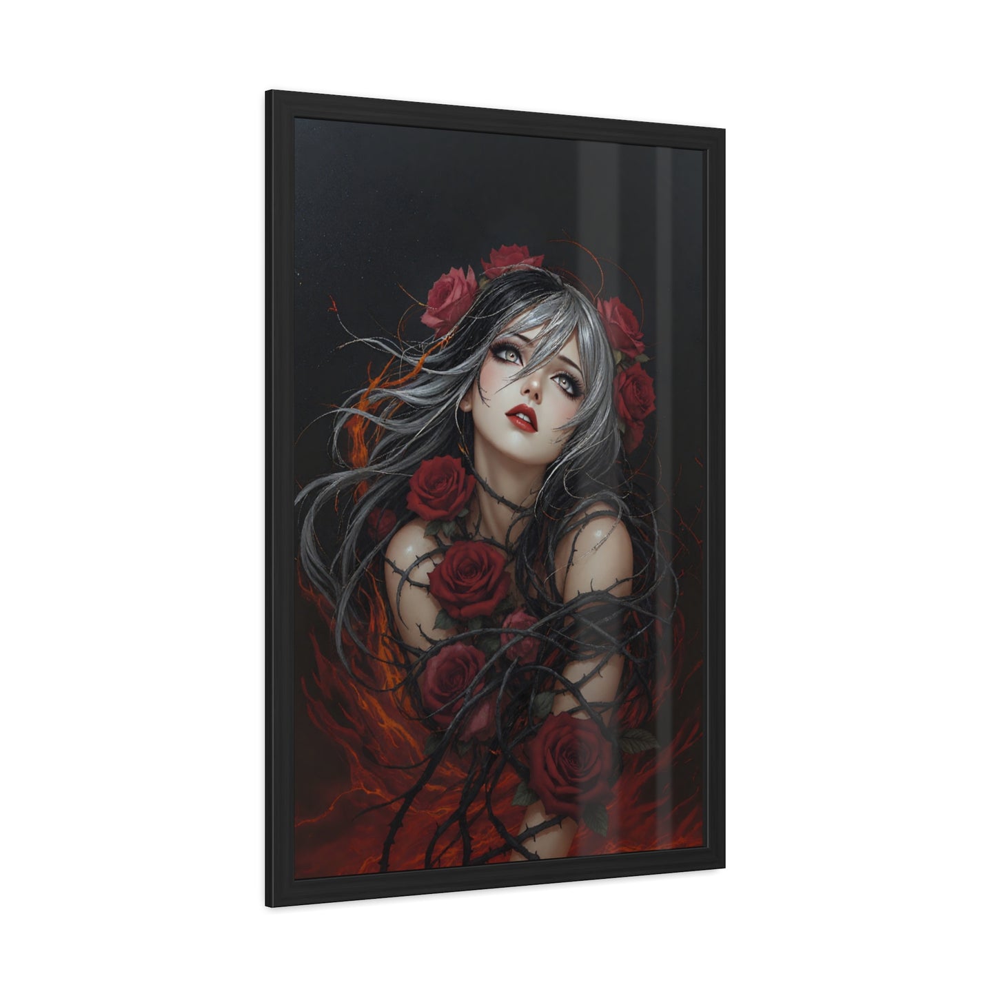 Roses - Ephemeral Love Framed Poster - Fated Art Print