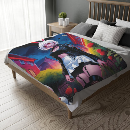 Far Out The Hare - Daydream - Double Sided Print Artwork Microfiber Blanket