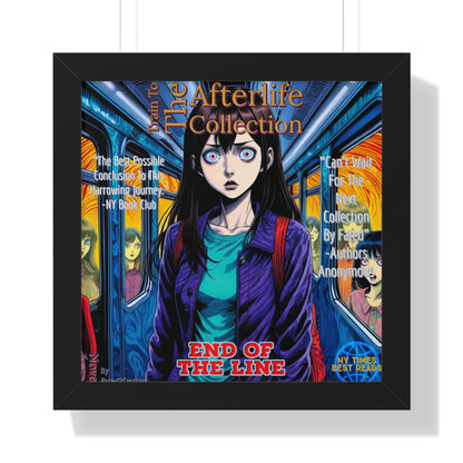 Train To The Afterlife B5 Framed Vertical Poster