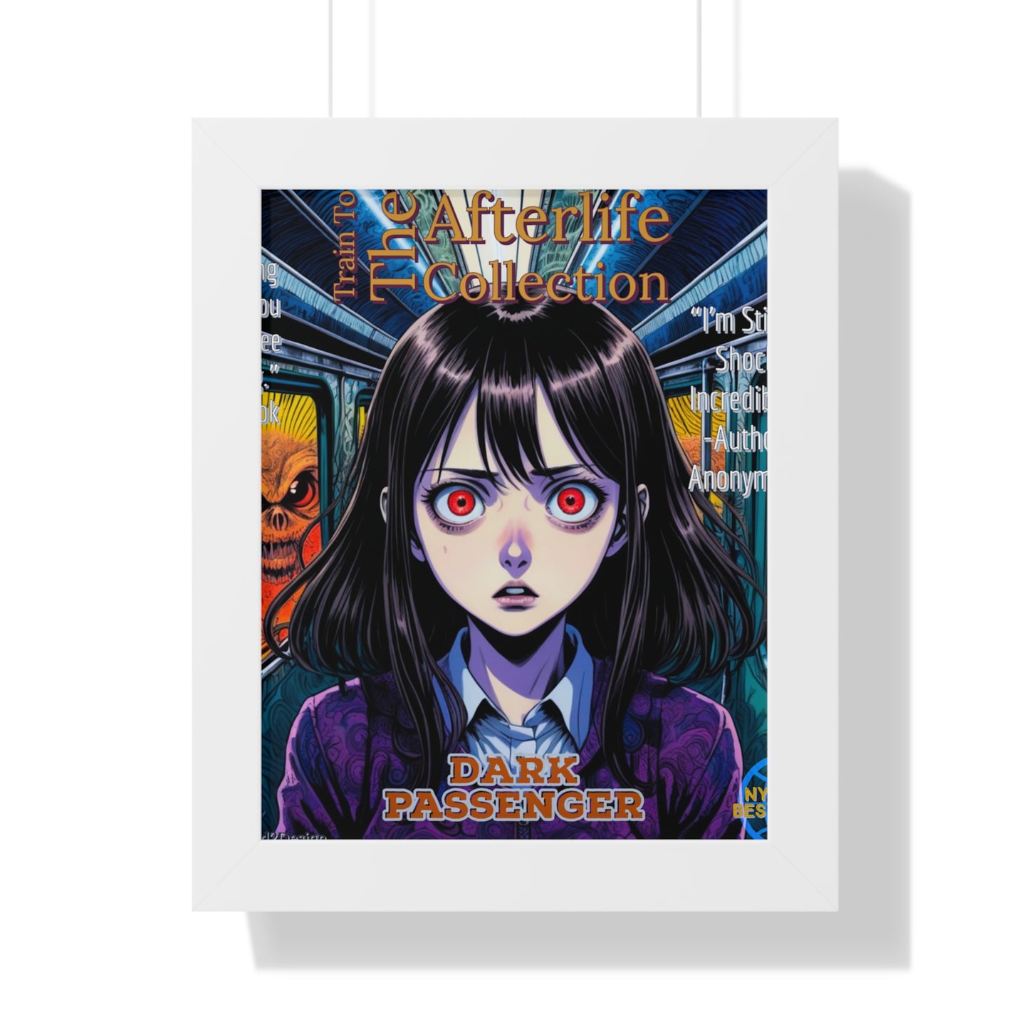 Train To The Afterlife B4 Framed Vertical Poster