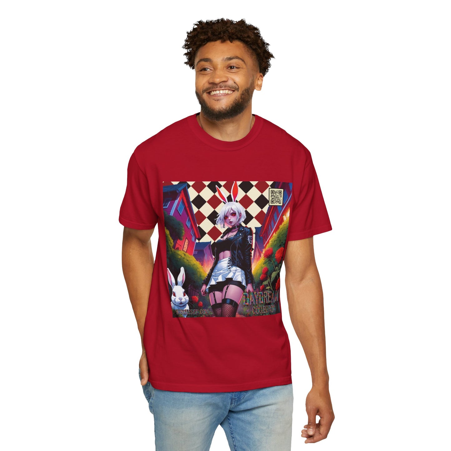Black and Red V2 Checkered The Daydream Collection - Unisex T-shirt