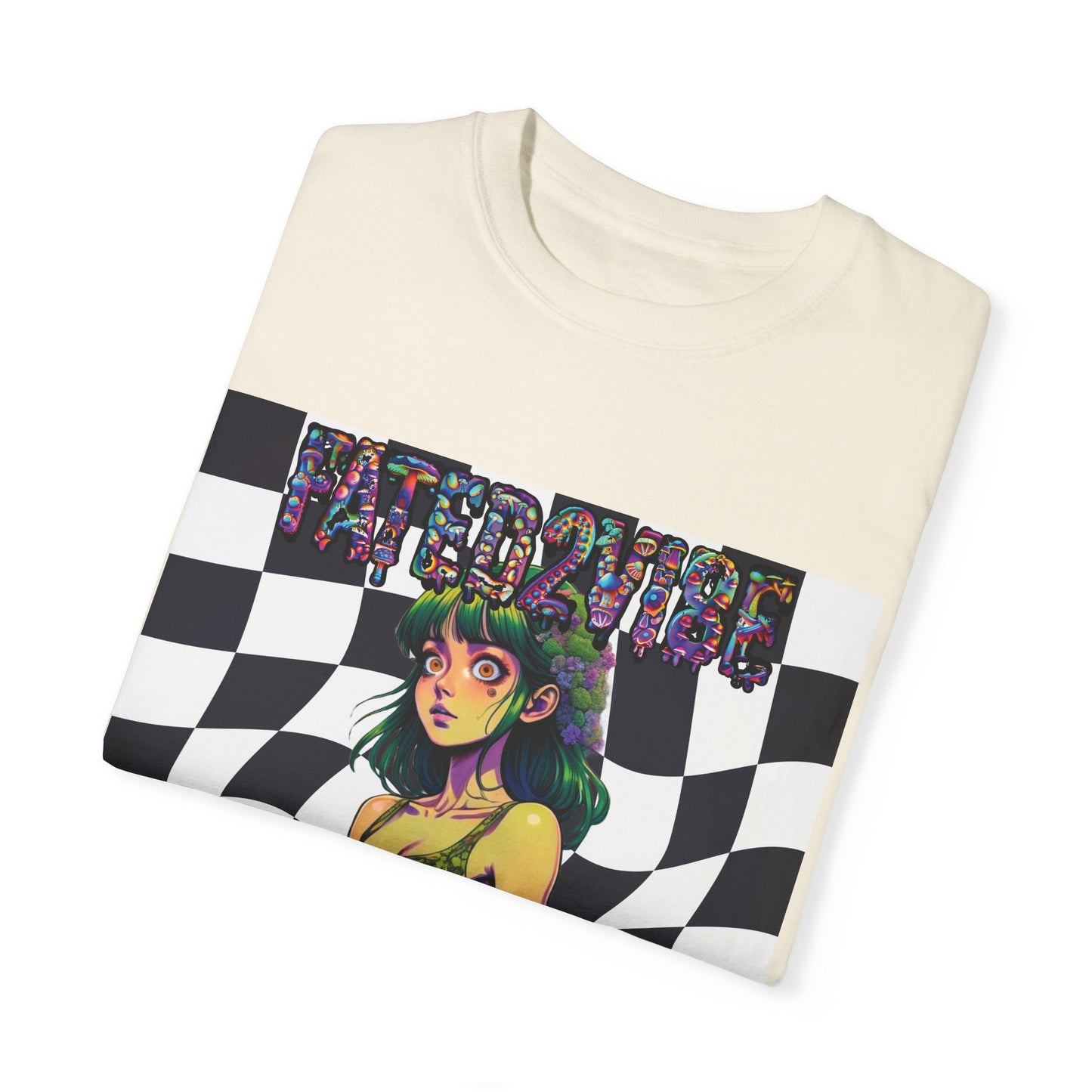 Fated2VIBE Checkered Print V2 - Unisex T-shirt