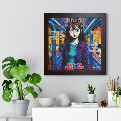 Train To The Afterlife B5 Framed Vertical Poster