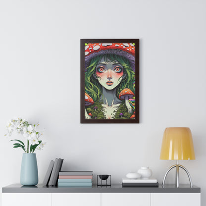 One With Nature - Framed Vertical Poster